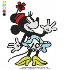 Minnie Mouse 03 Embroidery Design